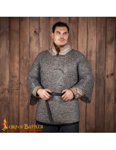 Cota di maglia modello Haubergeon, anello rotondo...