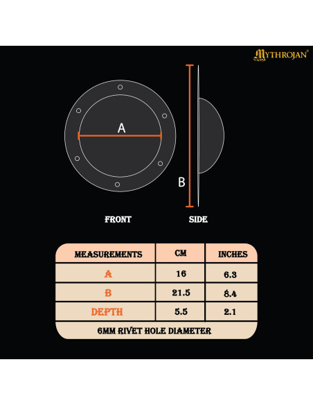 Boss medievale per scudo classico,...