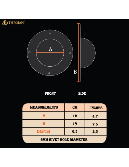 Boss medievale per scudo nordico,...