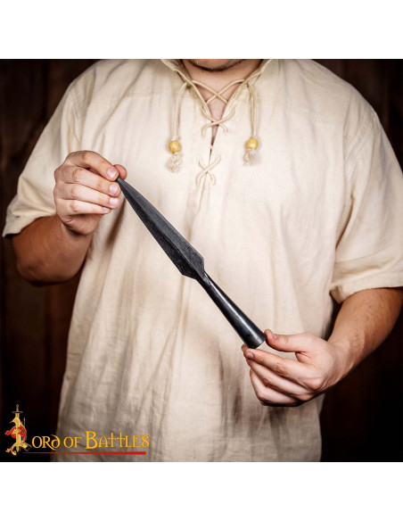 Punta di lancia medievale in acciaio...