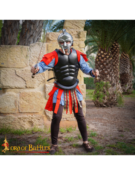 Gilet romano imbottito in cotone,...