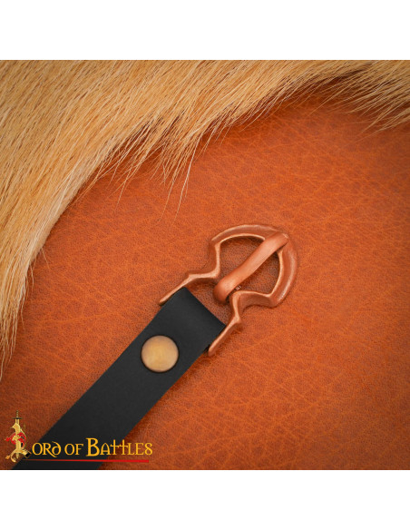 Fibbia medievale piccola in ottone...