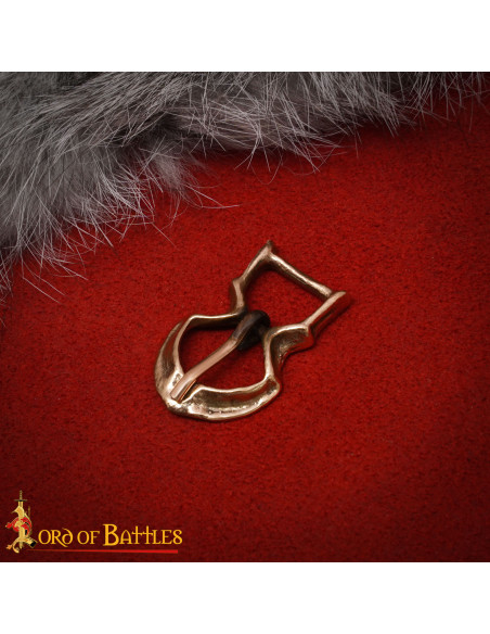 Fibbia medievale piccola in ottone...