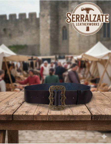 Cintura medieval Lux - Nero