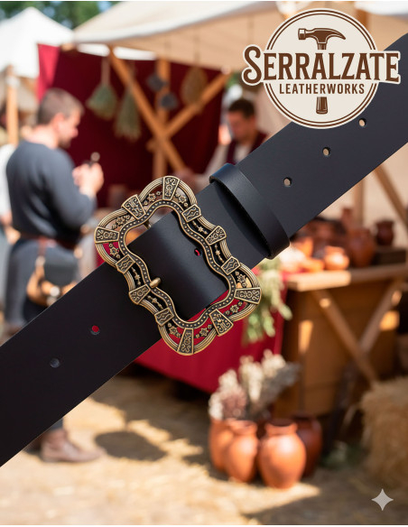 Cintura medieval Lux - Nero