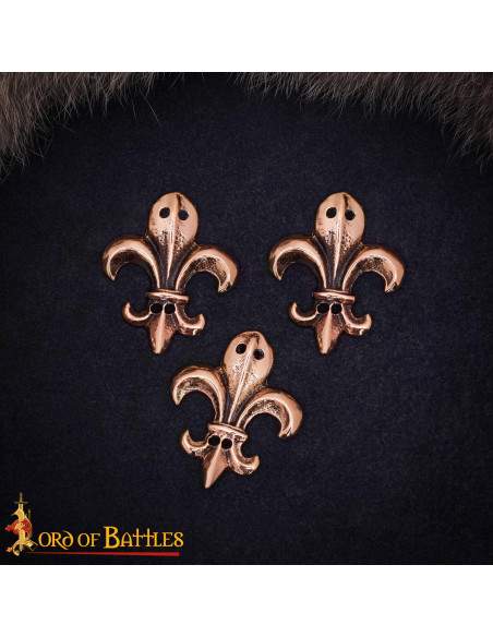 Set di 3 ornamenti medievali con...