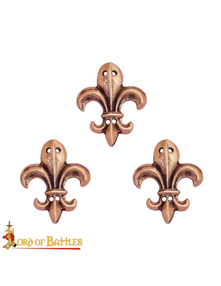 Set di 3 ornamenti medievali con...