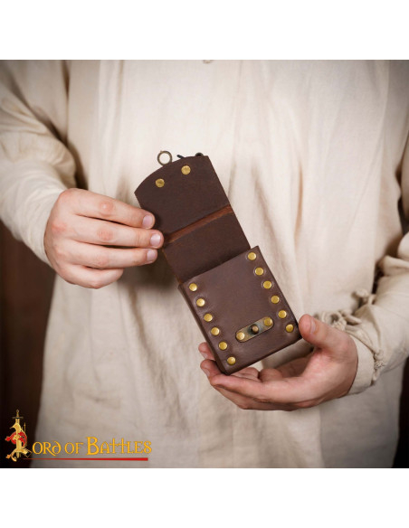 Piccolo borsa in pelle per cintura,...