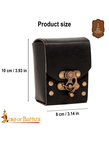 Piccolo borsa in pelle per cintura,...