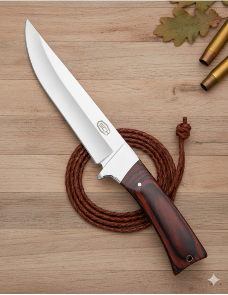 Coltello da caccia SCK con fodero in...