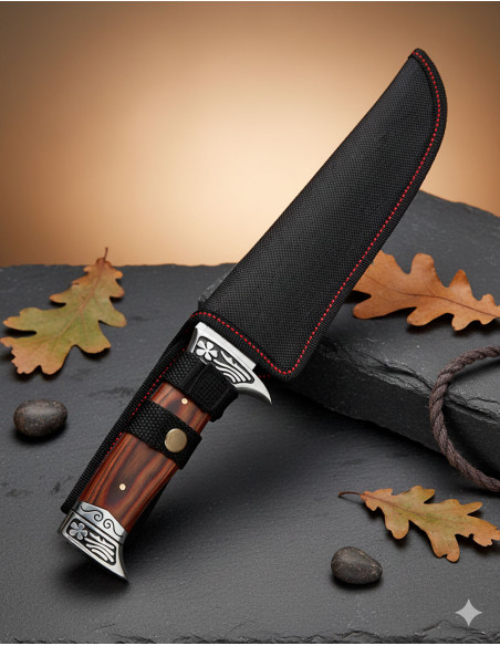 Coltello da caccia SCK con fodero in...