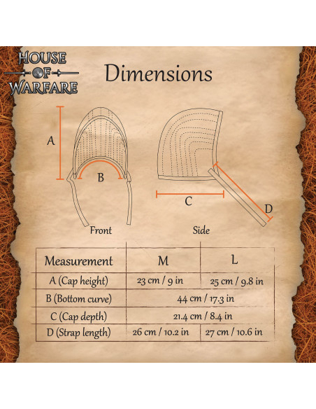 Crespina medieval imbottita, colore...