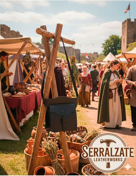 Borsa a tracolla medievale del...