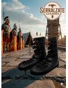 Sandali o calzature da legionario romano artigianali, nere