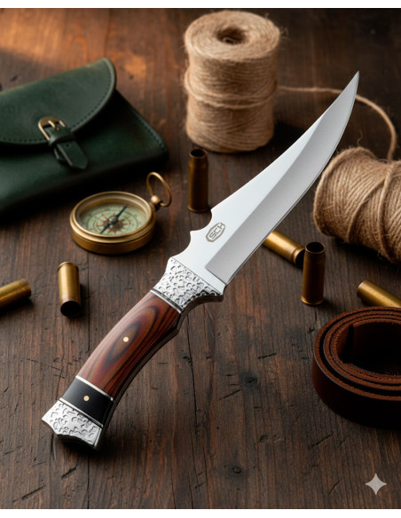 Coltello da caccia SCK con fodero in...