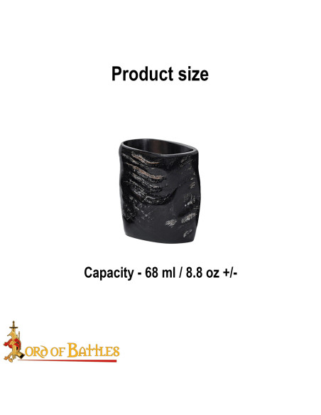 Set di 6 bicchieri medievali in corno...