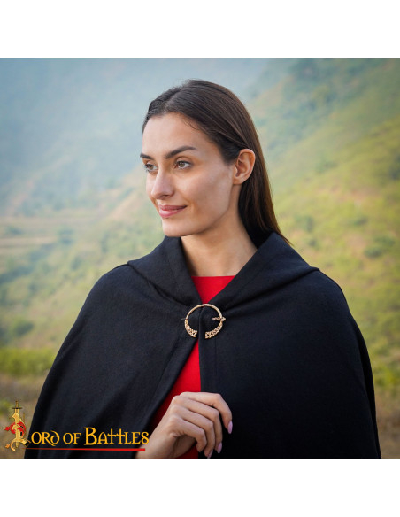 Spilla vichinga in bronzo intrecciato... Spilla vichinga in bronzo intrecciato...