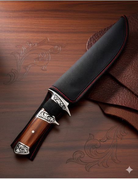 Coltello da caccia SCK con fodero in...