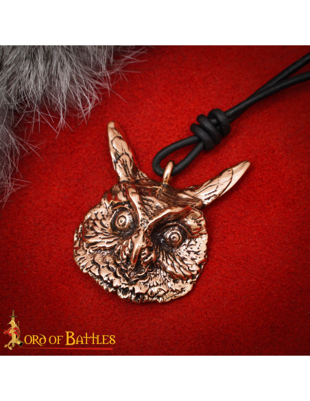 Ciondolo medievale modello Gufo in...