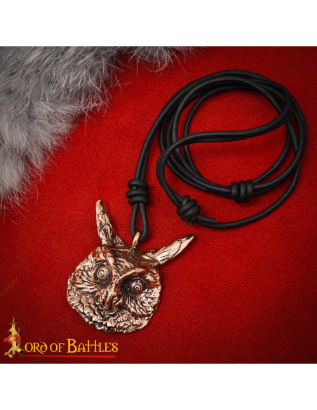 Ciondolo medievale modello Gufo in...