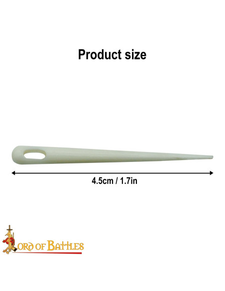 Set di 5 aghi medievali in corno di...