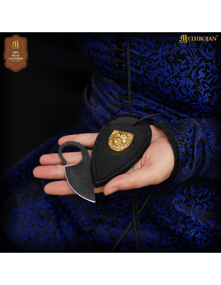 Coltello celtico forgiato a mano con...