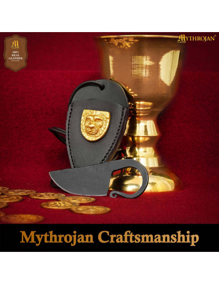 Coltello celtico forgiato a mano con...