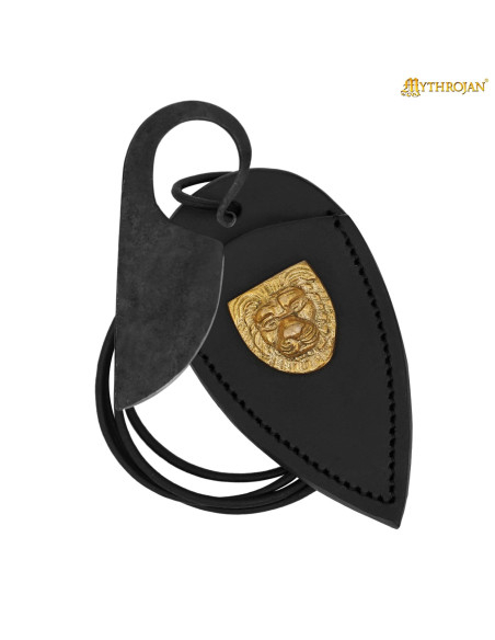 Coltello celtico forgiato a mano con...