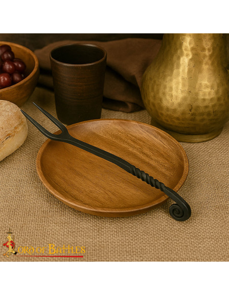 Forchetta vichinga in ferro battuto...