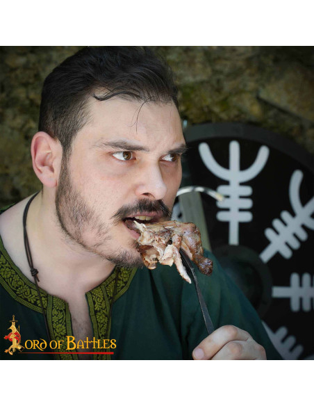 Forchetta vichinga in ferro battuto...