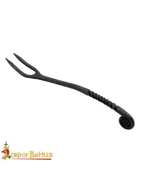 Forchetta vichinga in ferro battuto...