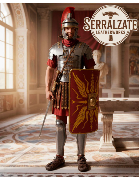 Sandali calzati romani in marrone scuro