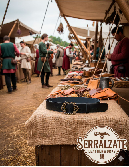 Cintura Medieval Basilio - Nero