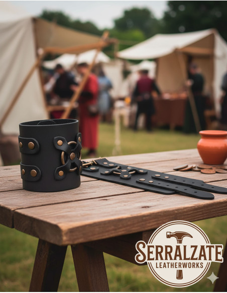 Bracciale medievale Alejandro nero (1...