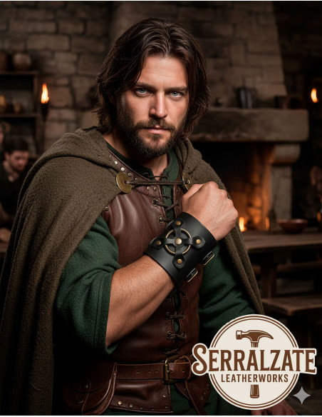 Bracciale medievale Alejandro nero (1...