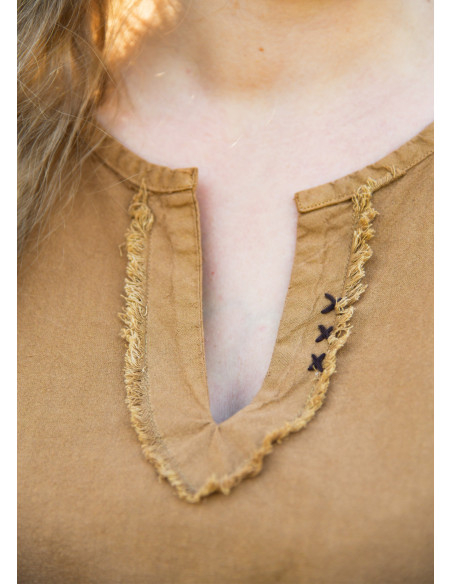 Tunica medievale marrone modello...