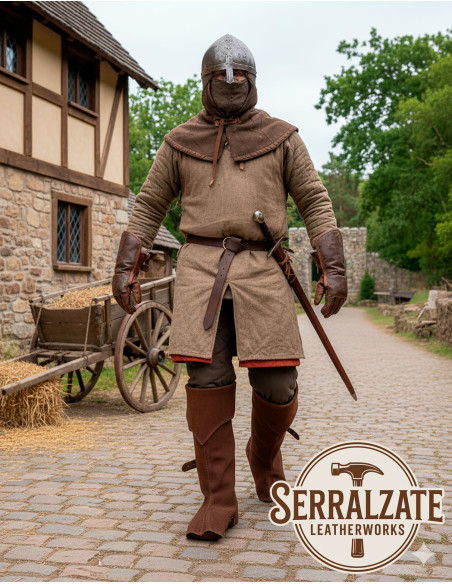 Polainas medievali in pelle modello...