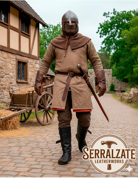 Polainas medievali in pelle modello...