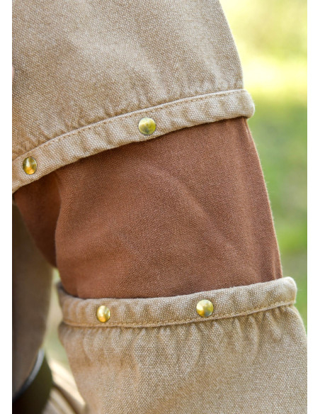 Tunika medievale beige-marrone... Tunika medievale beige-marrone...