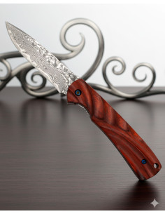 Coltello da campo marca Albainox lama damasco, staminca...