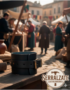 Bracciale Medievale El Camino, 1 unità - Nero