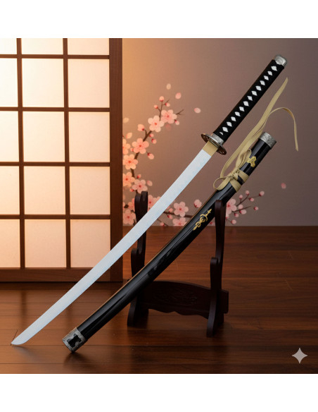 Katana decorativa lama di bambù,...