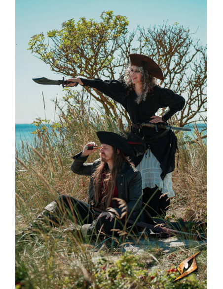 Coltello bowie pirata per LARP (45 cm.)