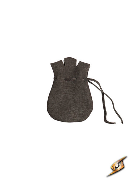 Borsa pirata in pelle nera