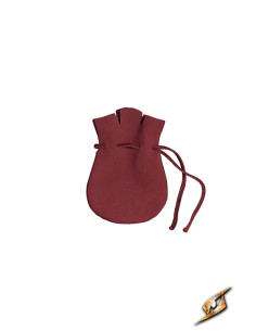 Fascia in pelle da pirata, colore rosso 2