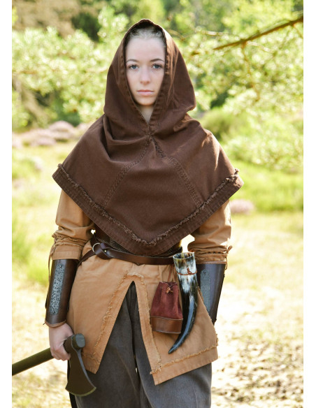 Gugel medievale in cotone modello...