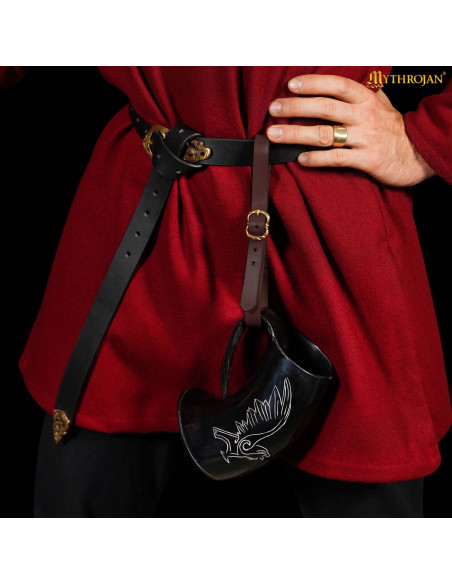 Brocca di corno per idromele Viking...