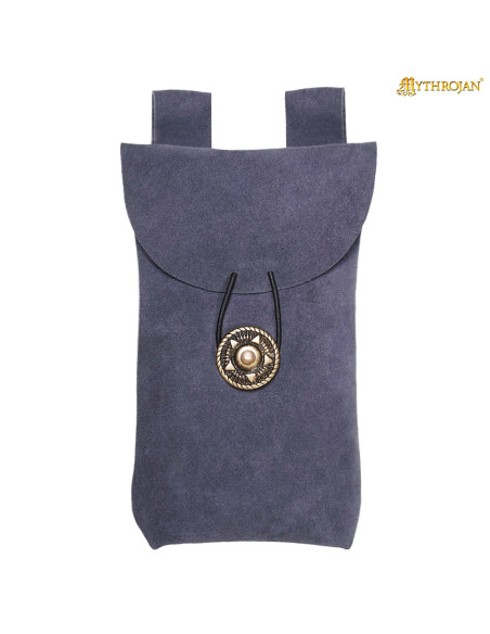 Borsa medievale limosnera in pelle...