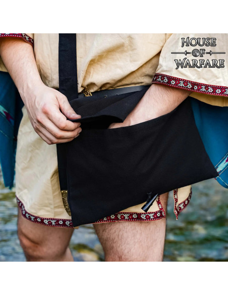 Borsa medievale in cotone con...