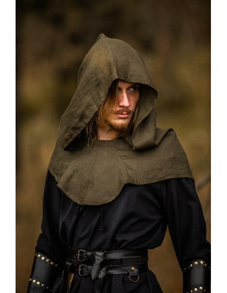 Gugel medievale in lino modello...